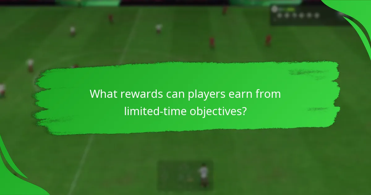 What rewards can players earn from limited-time objectives?